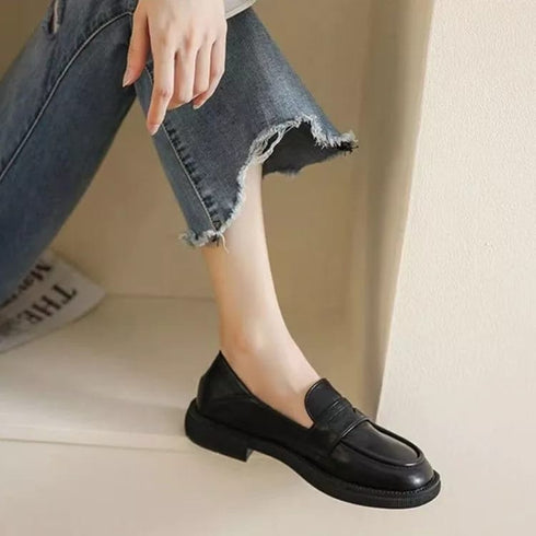 Black Patent Leather Loafers